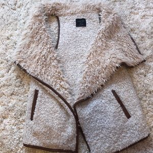 Light Brown Fur Vest